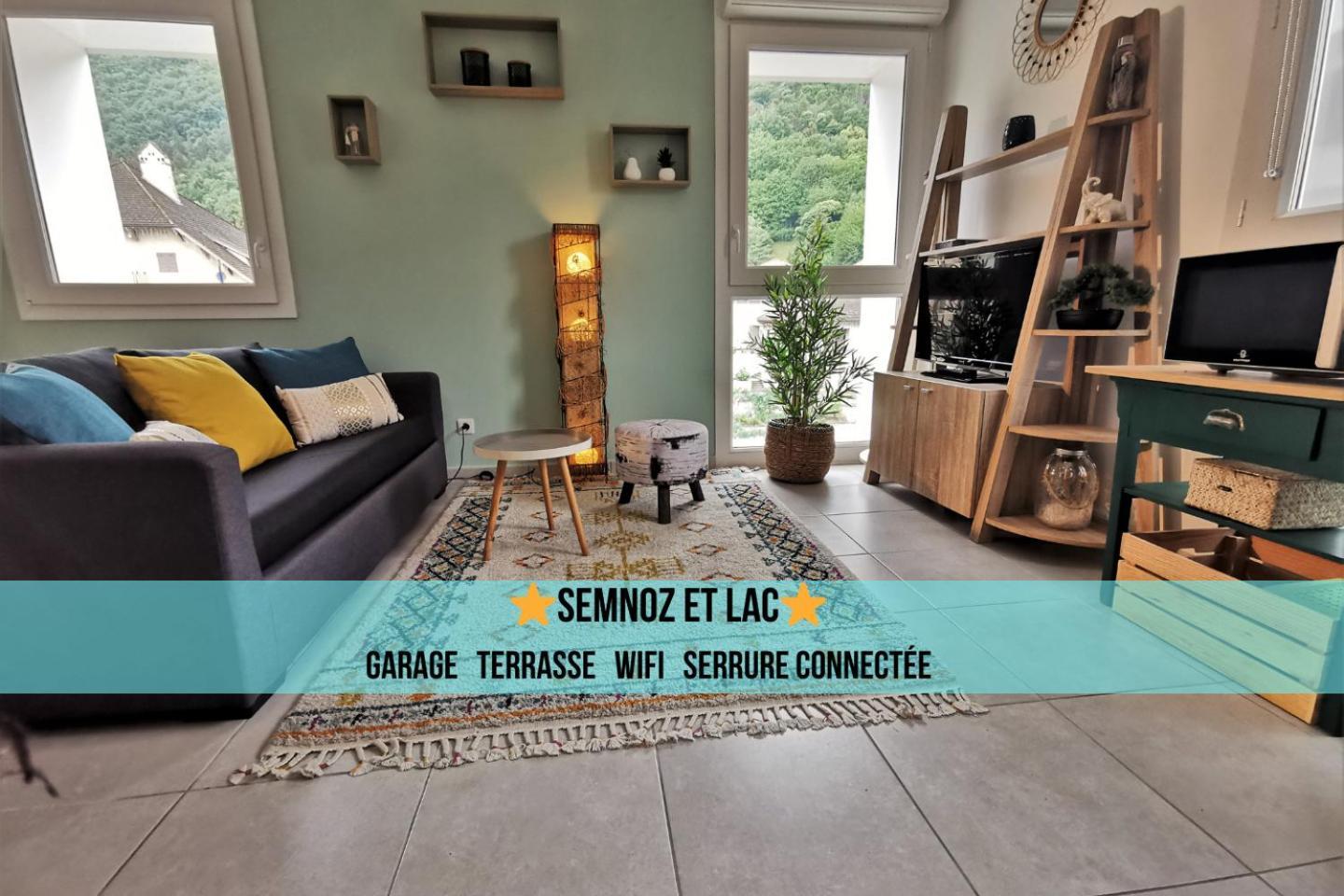 Semnoz & Lac - Wifi - Parking - Netflix - Balcon - Centre-Ville Sévrier Esterno foto